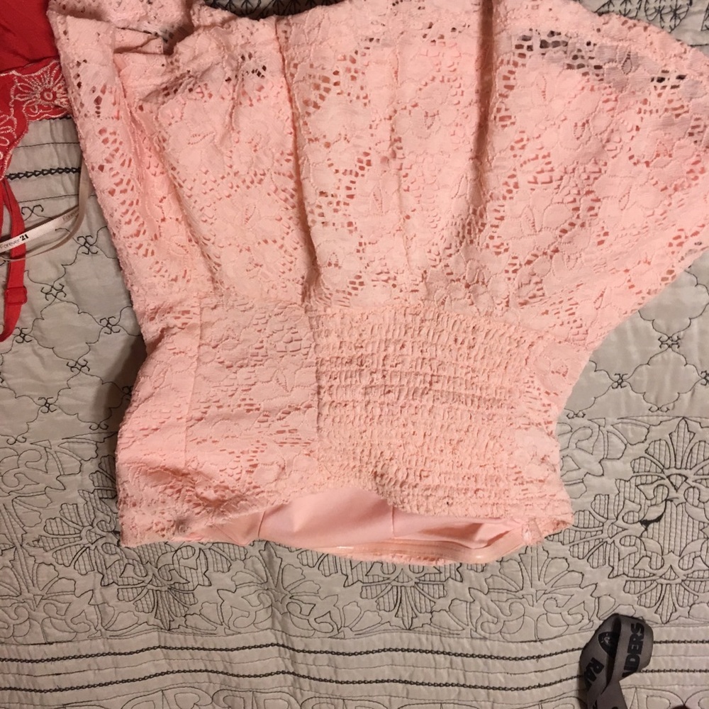 Strapless shirt